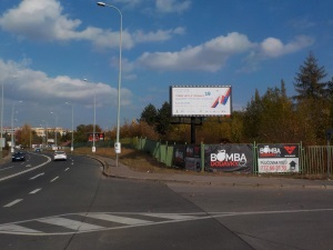 Billboard B040 Radlická - Jinonice směr Radlice, Smíchov, centrum vpravo