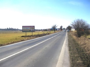 Billboard na trase Újezd nad Lesy - Běchovice 