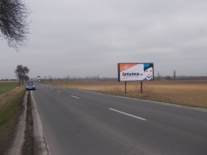 Billboard - trasa Říčany - Uhříněves