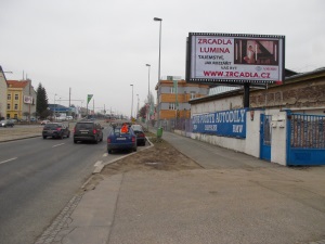 Billboard Poděbradská Praha 9Vysočany 